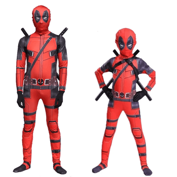 Kids Deadpool Cosplay Costume Set