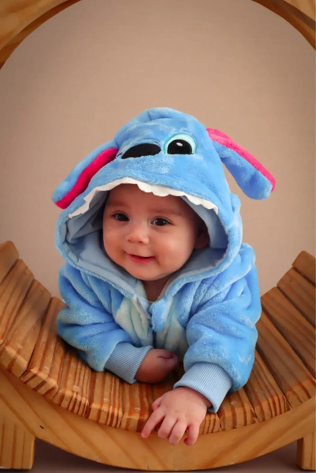 Baby Stitch Onesie | Fluffy jumpsuit