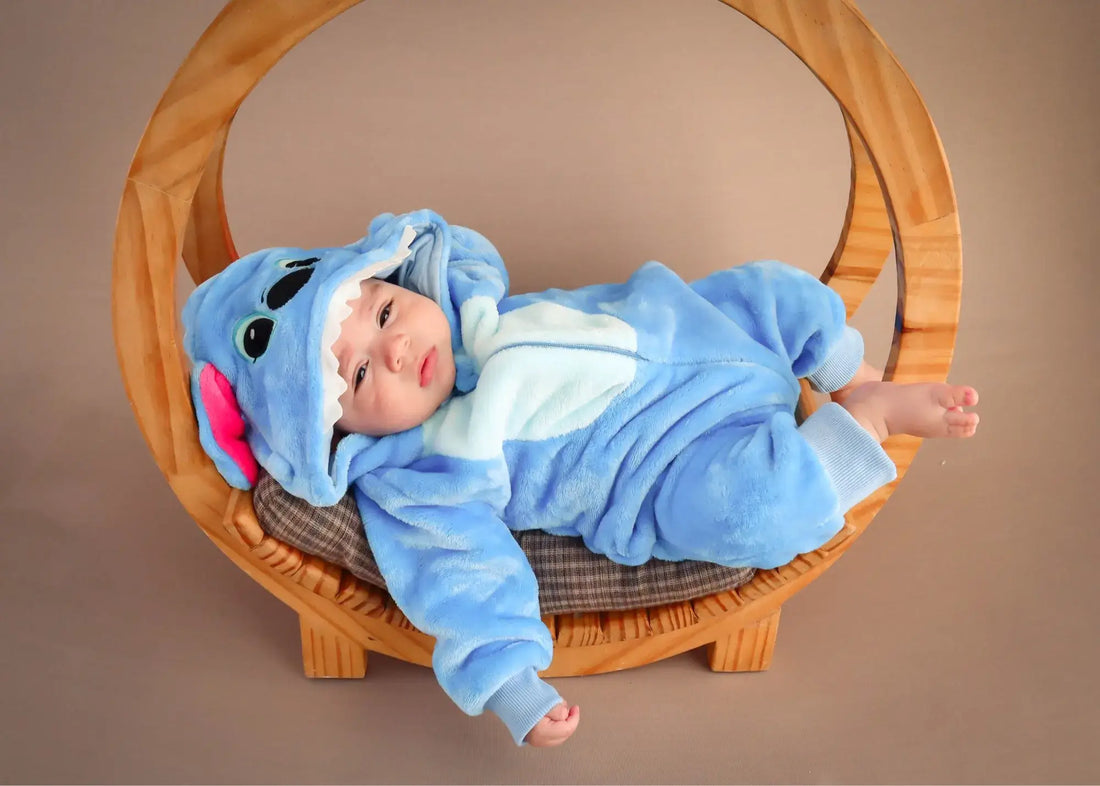 Baby Stitch Onesie | Fluffy jumpsuit