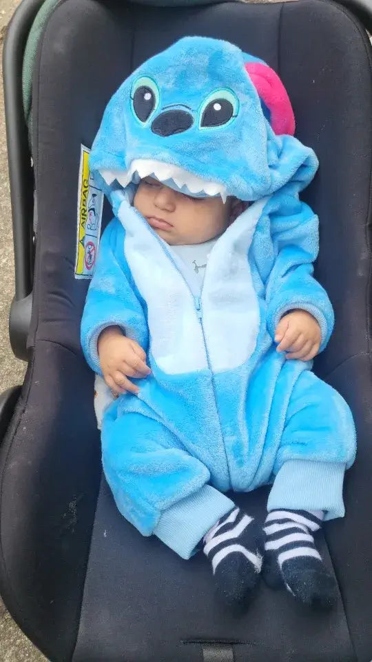 Baby Stitch Onesie | Fluffy jumpsuit