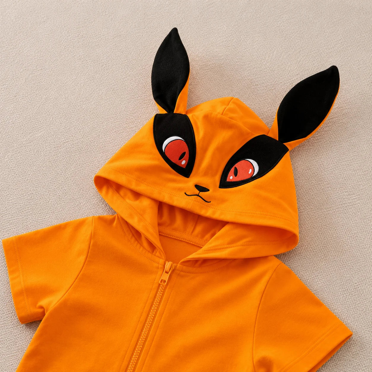 Cute Fox Cartoon Baby Romper – Soft Cotton Short Sleeve Bodysuit for Newborns and Toddlers