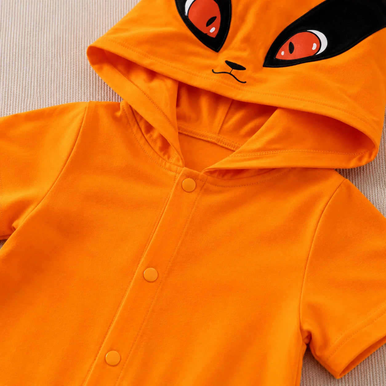 Cute Fox Cartoon Baby Romper – Soft Cotton Short Sleeve Bodysuit for Newborns and Toddlers