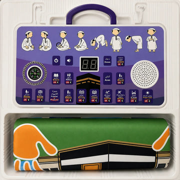 Baby Penguin Interactive Kids Prayer Mat with Guided Salah Learning