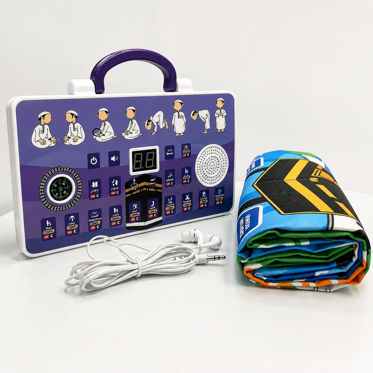 Baby Penguin Interactive Kids Prayer Mat with Guided Salah Learning