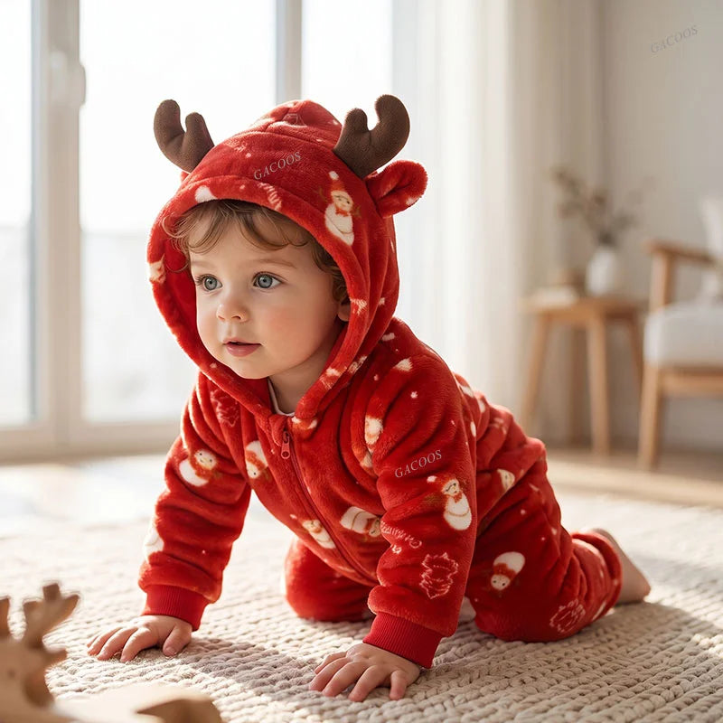 Red Dinosaur Baby Romper – Cute Cosplay Onesie