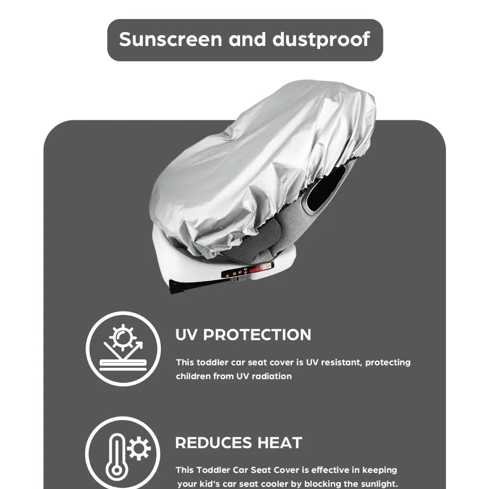 Baby Car Seat Sun Shade Cover — UV & Heat Protection, Universal Fit
