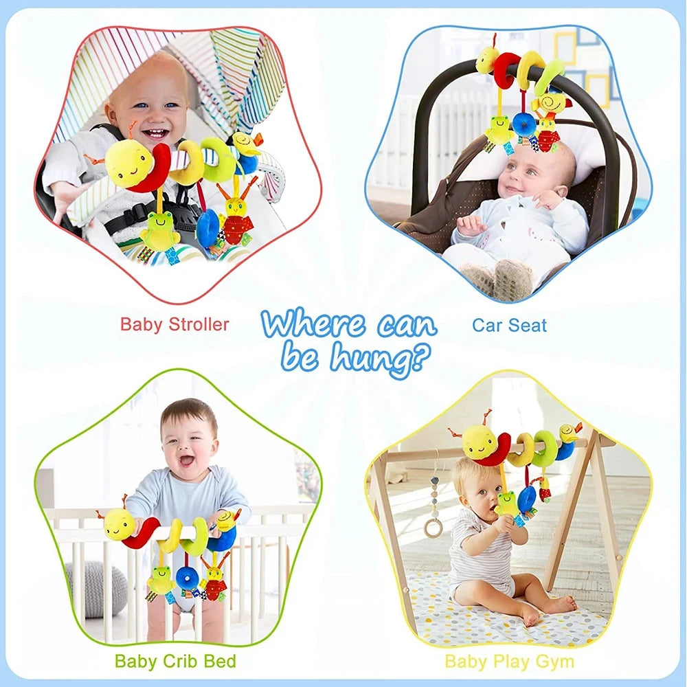 Cute Musical Spiral Baby Hanging Toy