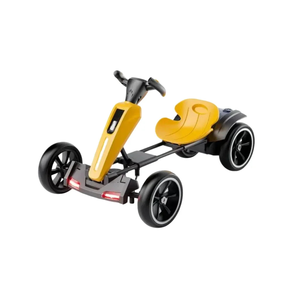 12V Electric Kids Go-Kart — Foldable Ride-On with Adjustable Seat, 4 Wheels | Ages 3–6