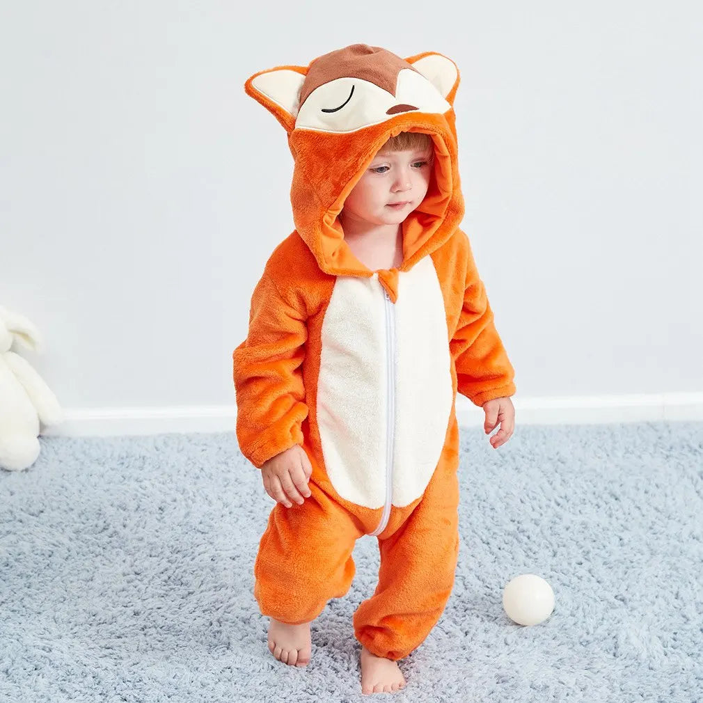 Red Dinosaur Baby Romper – Cute Cosplay Onesie