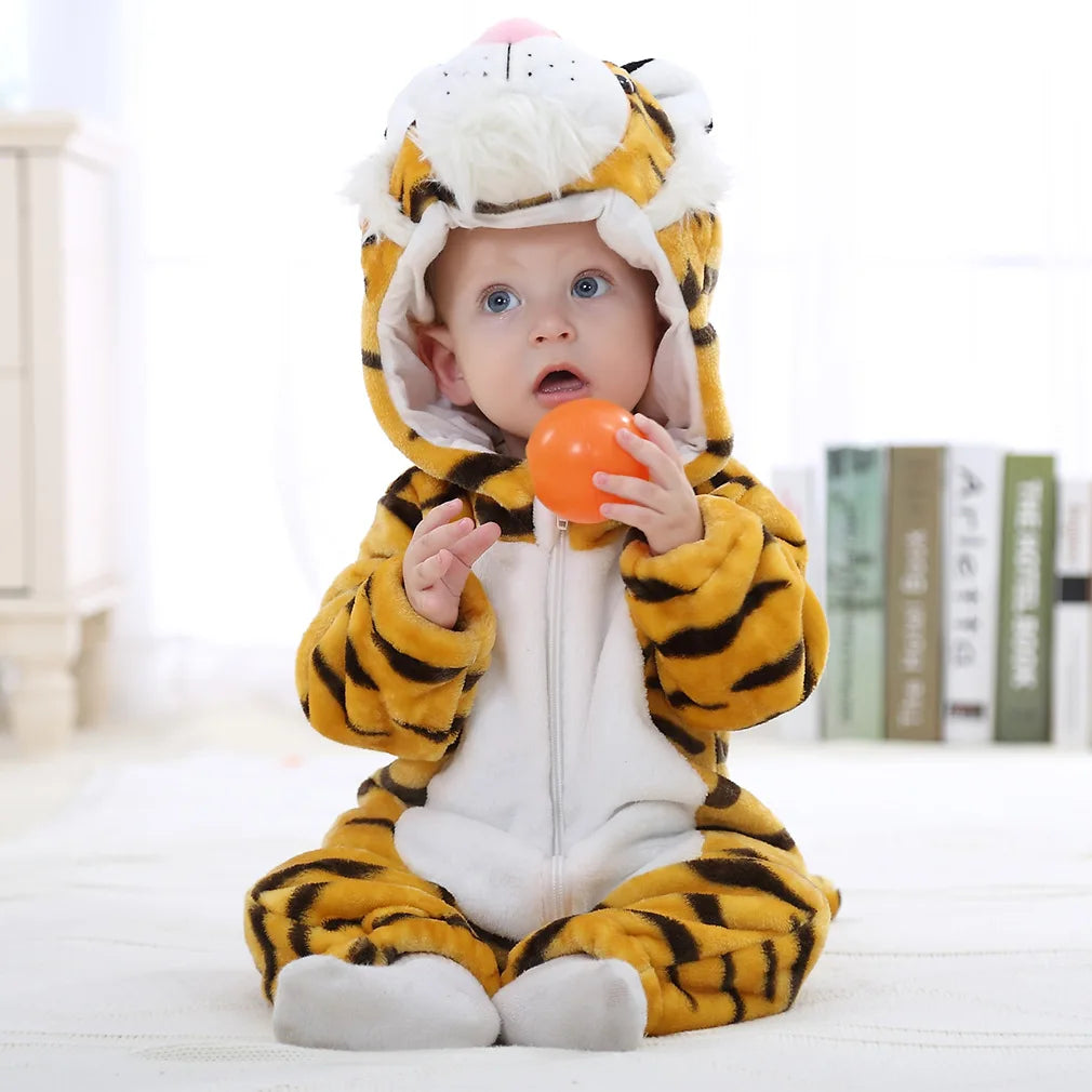 Red Dinosaur Baby Romper – Cute Cosplay Onesie