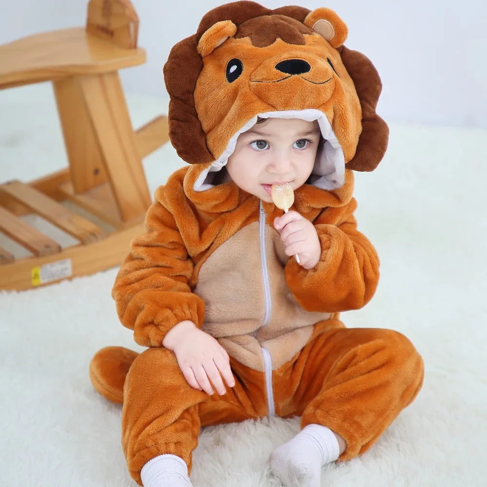 Red Dinosaur Baby Romper – Cute Cosplay Onesie