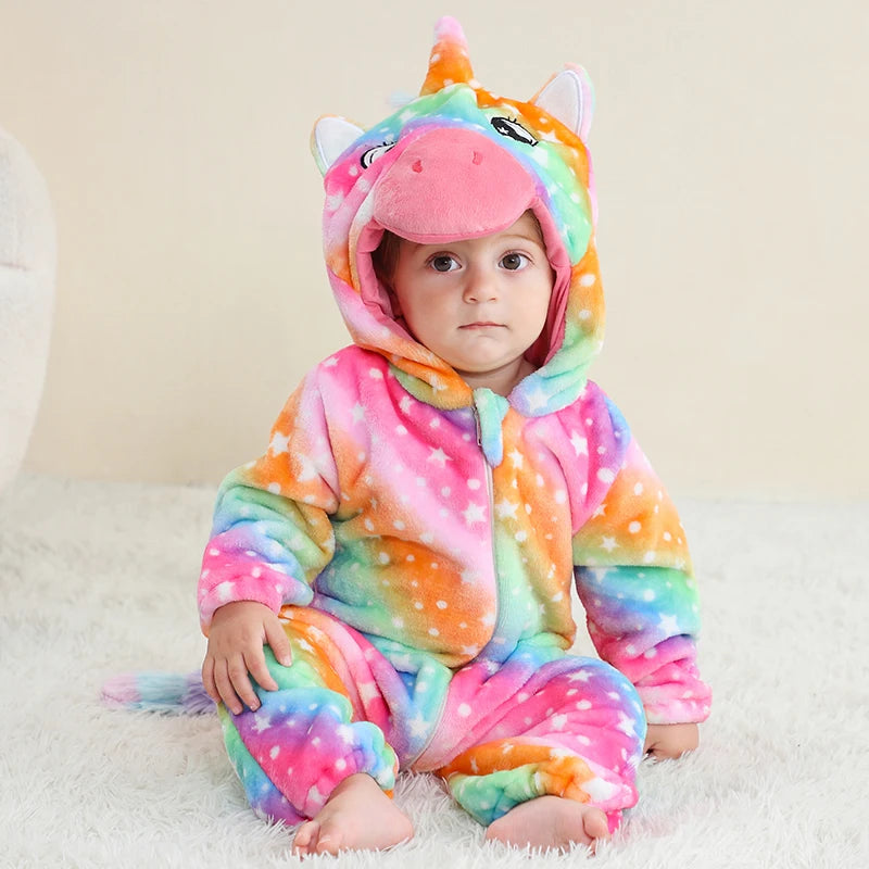 Red Dinosaur Baby Romper – Cute Cosplay Onesie