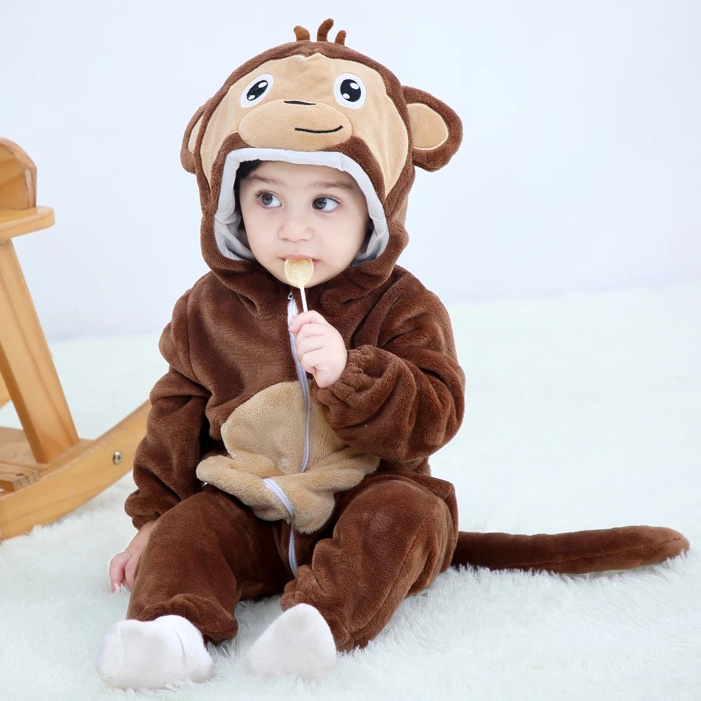 Red Dinosaur Baby Romper – Cute Cosplay Onesie