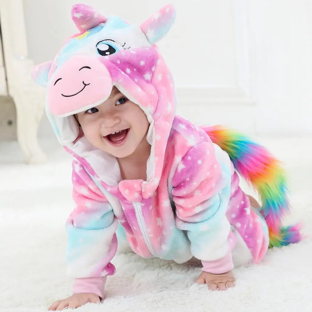 Red Dinosaur Baby Romper – Cute Cosplay Onesie