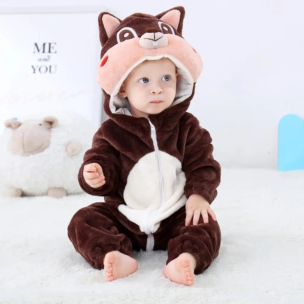 Red Dinosaur Baby Romper – Cute Cosplay Onesie