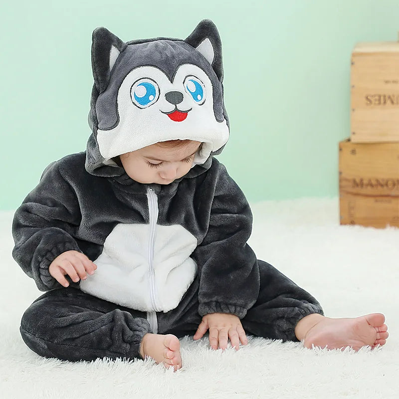 Red Dinosaur Baby Romper – Cute Cosplay Onesie