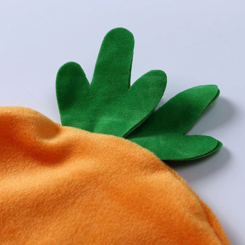 Baby Halloween Pumpkin Romper Set – 3-Piece Newborn Costume