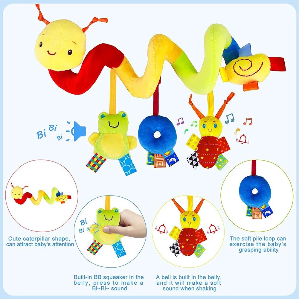 Cute Musical Spiral Baby Hanging Toy