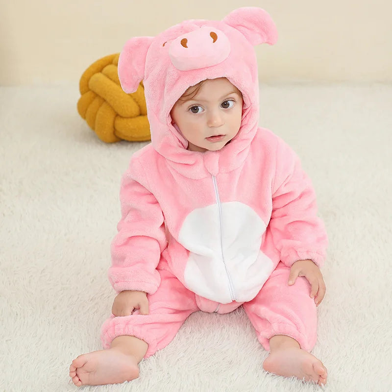 Red Dinosaur Baby Romper – Cute Cosplay Onesie