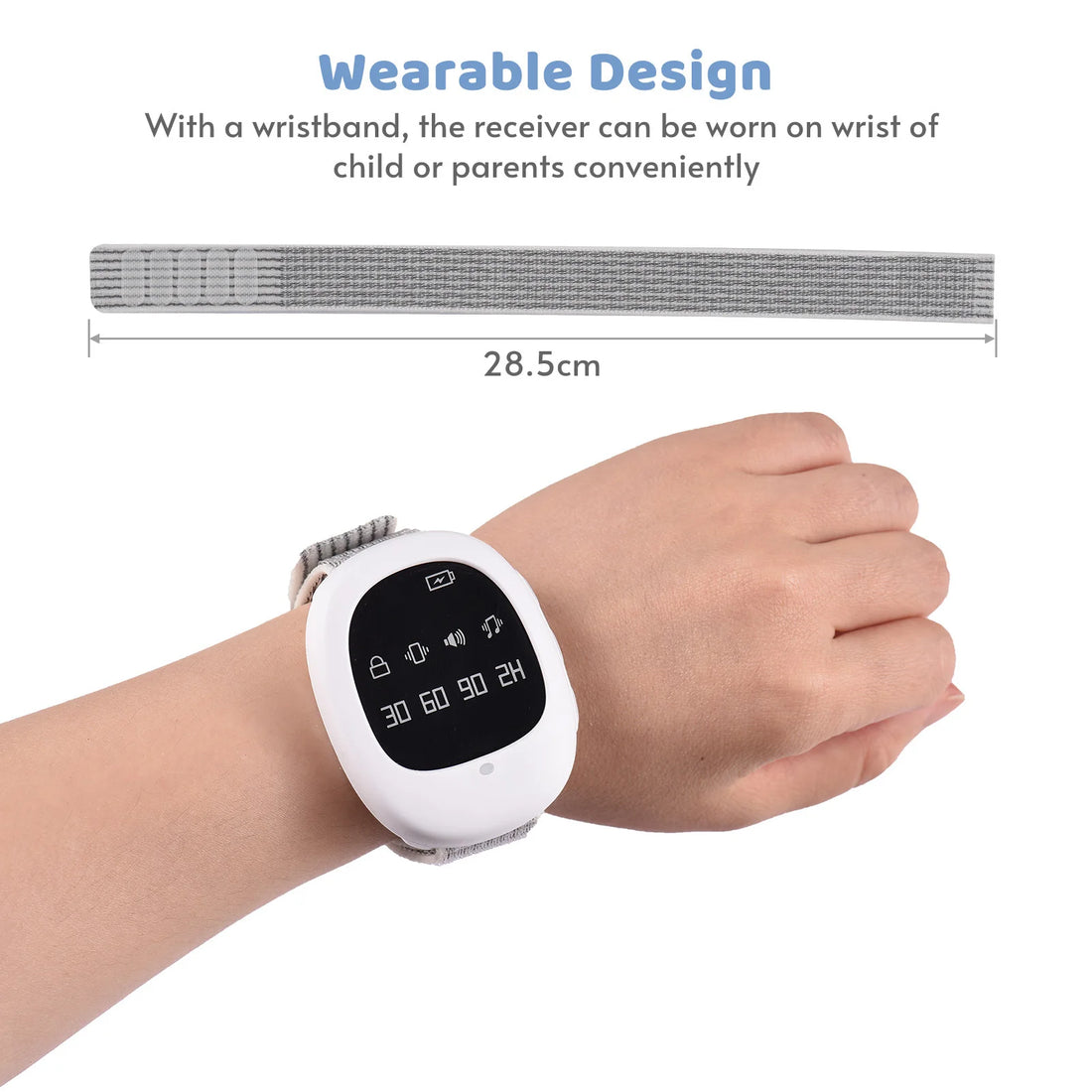 Bedwetting Sensor Alarm — Wearable Wet Reminder for Toddlers, Kids & Adults | Potty Training Aid