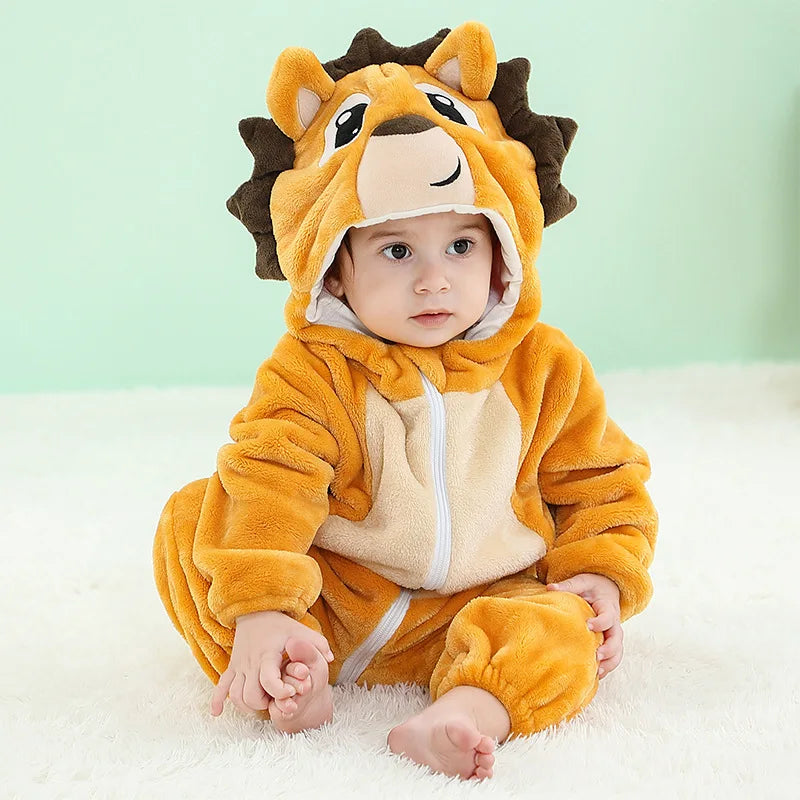 Red Dinosaur Baby Romper – Cute Cosplay Onesie