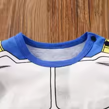 Dragon Ball Baby Romper – Goku & Vegeta Anime Cotton Short Sleeve Jumpsuit for Newborns and Toddlers