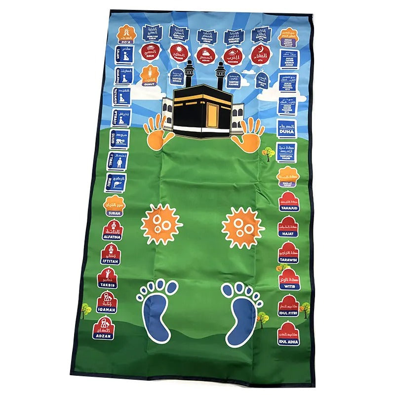 Baby Penguin Interactive Kids Prayer Mat with Guided Salah Learning
