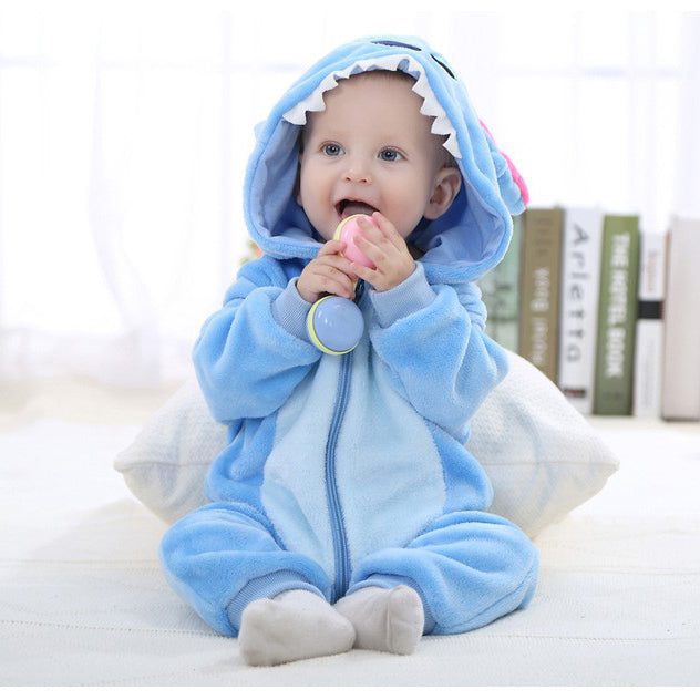 Baby Stitch Onesie | Fluffy jumpsuit